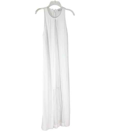 Rosetta Getty Cape Mini Dress White Flawed Size 6 - Picture 7 of 10